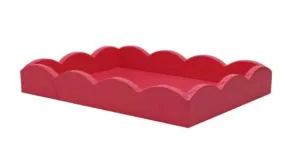 Addison Ross 11x8 Scalloped Tray - Five Colors