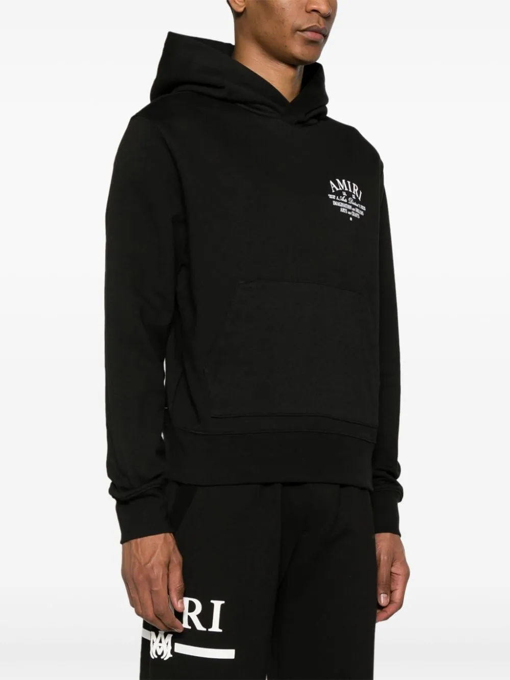 Arts District logo-print hoodie