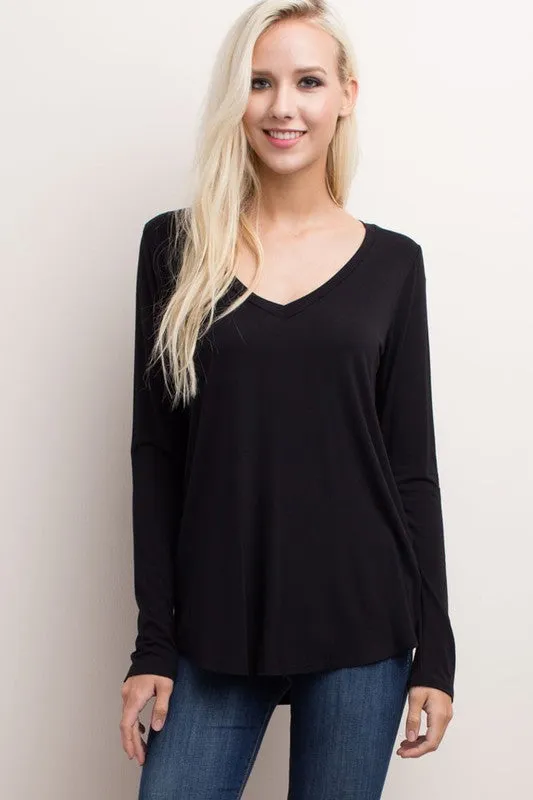 Bamboo V-Neck Top