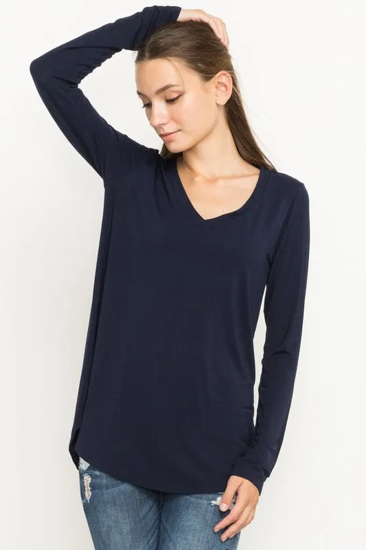 Bamboo V-Neck Top