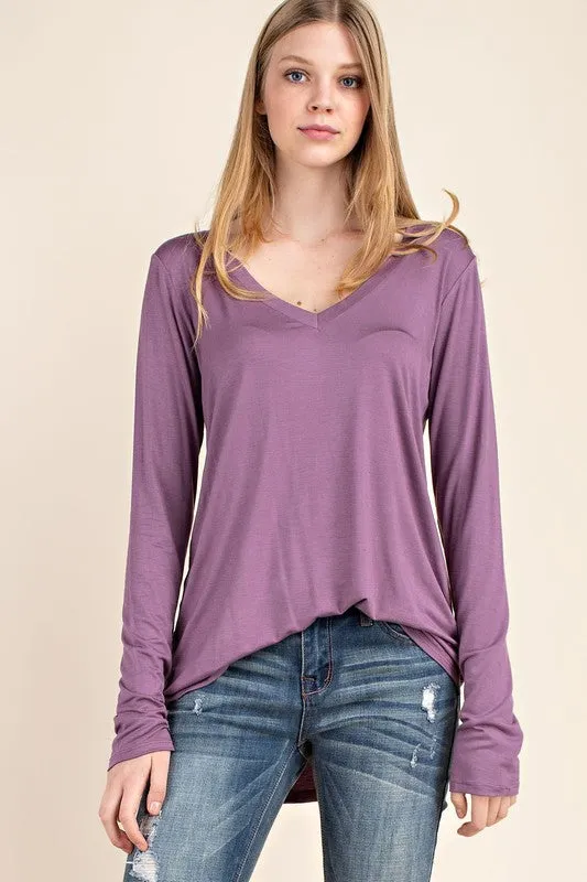 Bamboo V-Neck Top