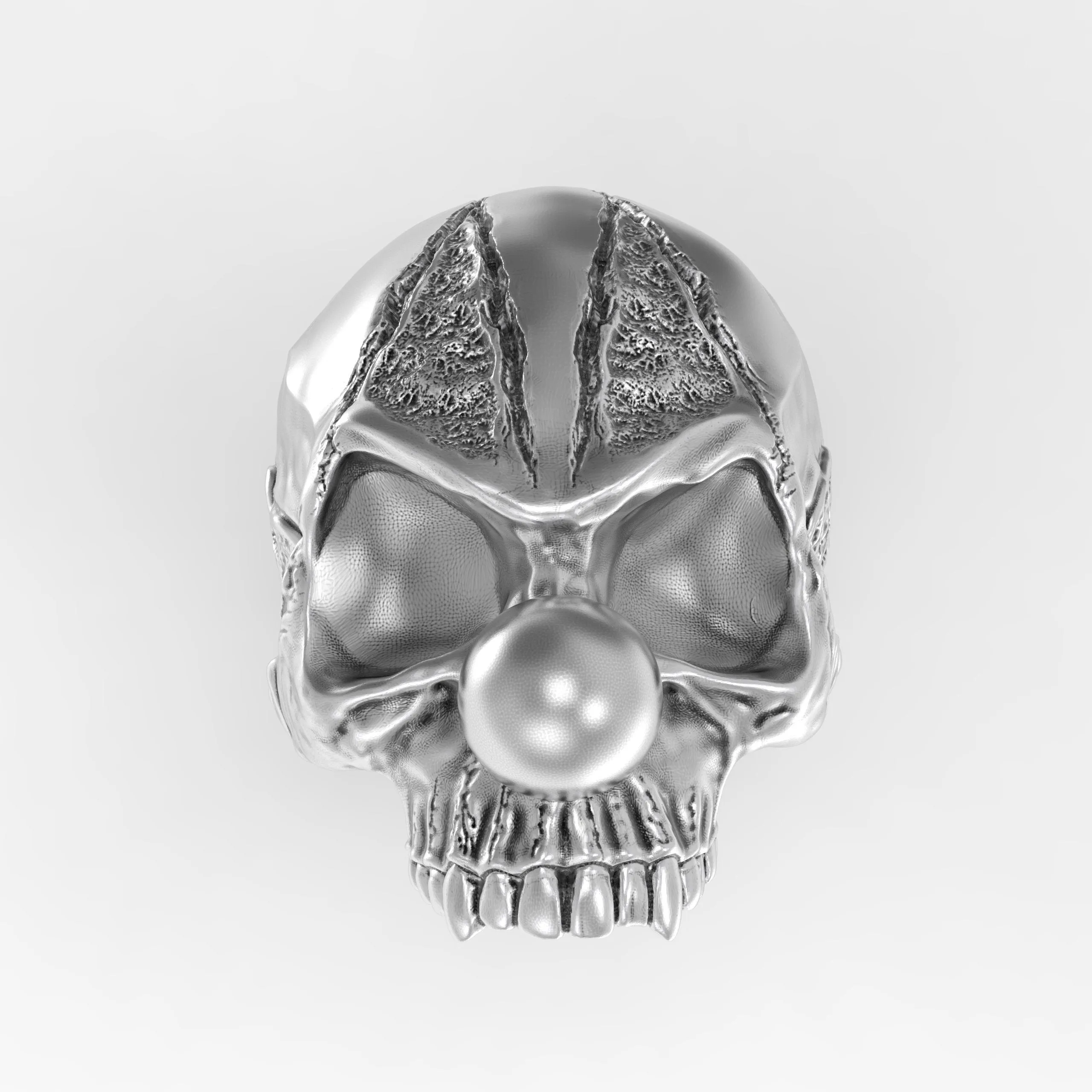 Clown Skull Ring IT 2017 movie Men's Ring Silver 925