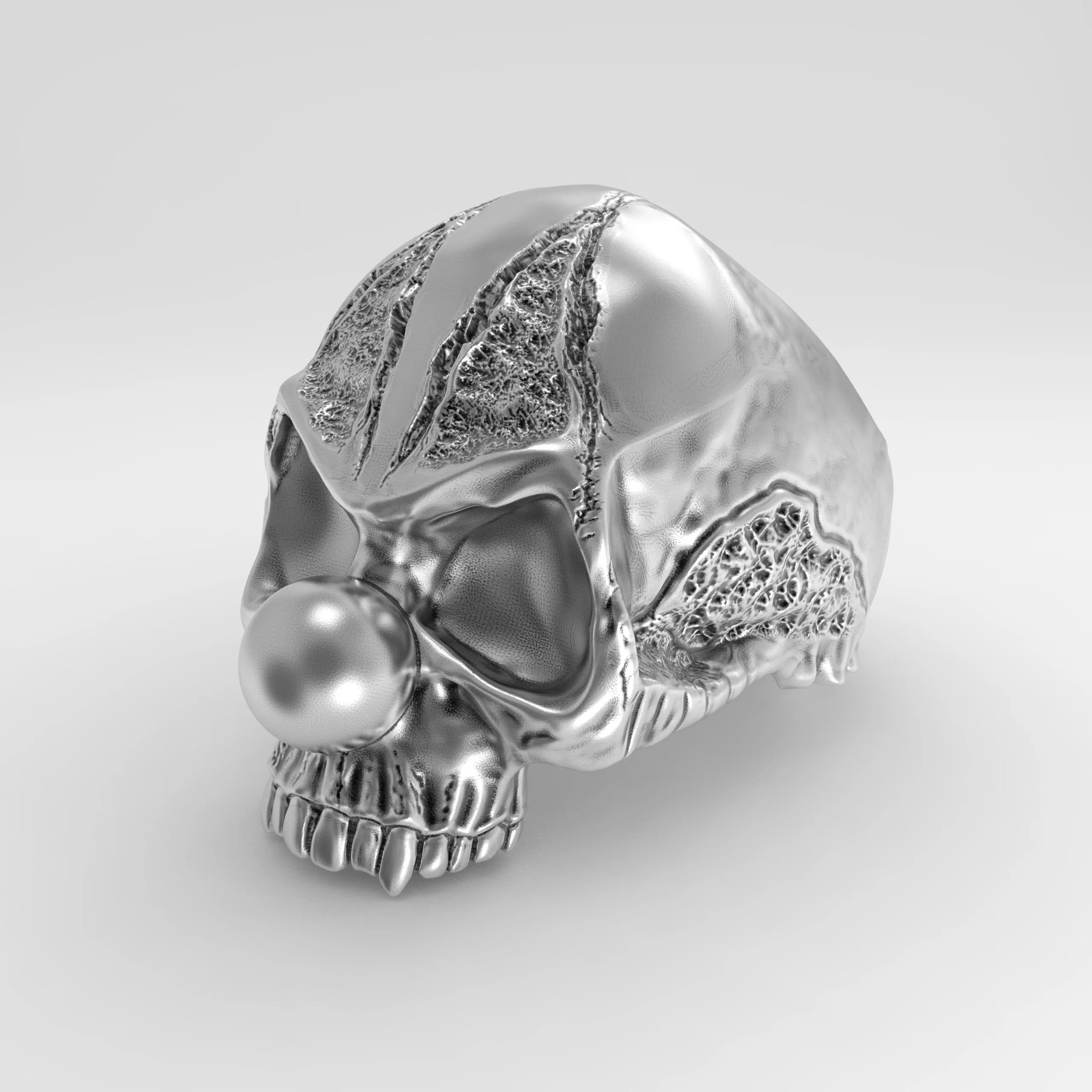 Clown Skull Ring IT 2017 movie Men's Ring Silver 925