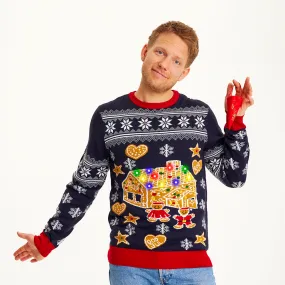 Den "Kiksede" Julesweater - Herre