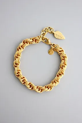 Gold Rope Chain Bracelet