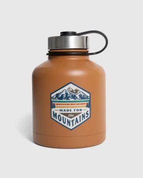 Made For The Mountains 32 oz. Insulated Steel Growler