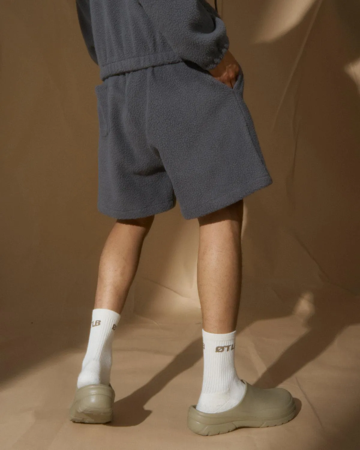 Off The Label fleece shorts