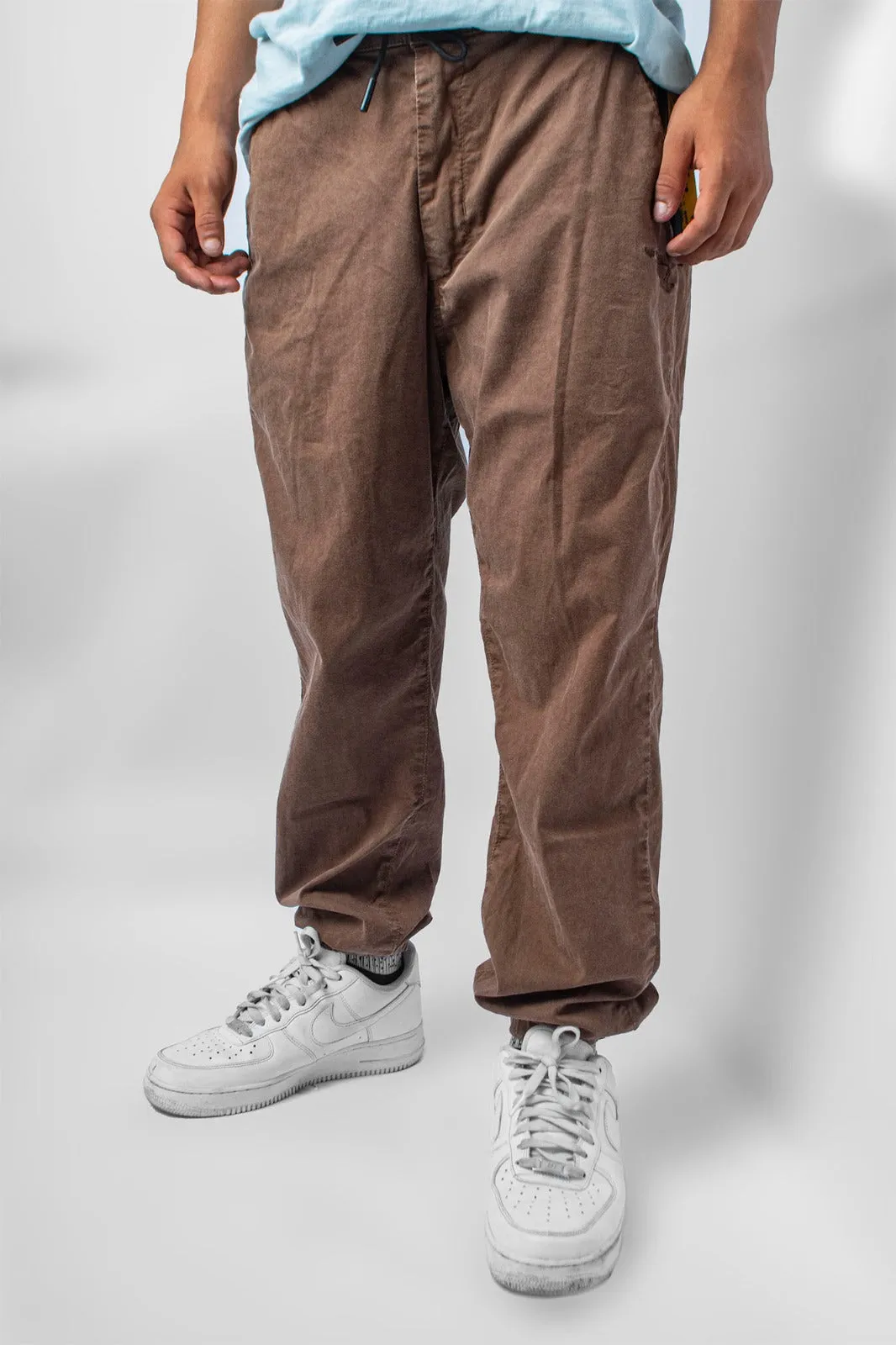 PANTALON JOGGER MODAL MARRON