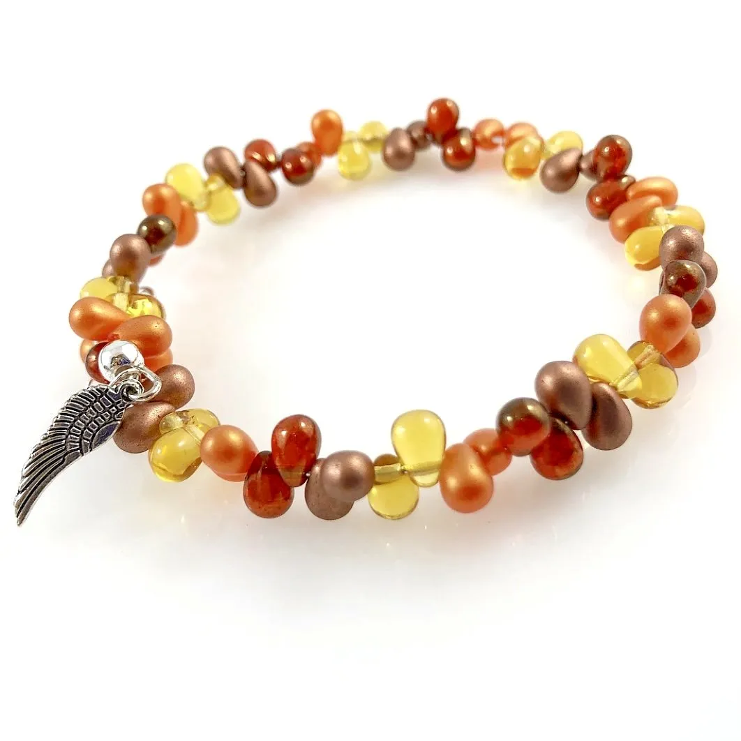 "Raindrop" Bracelet (Citrus)