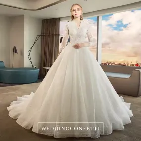 The Kaytlyn Wedding Bridal Long Sleeves Gown