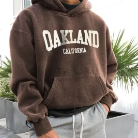 Xituodai - Retro Men's OAKLAND Casual Print Hoodie